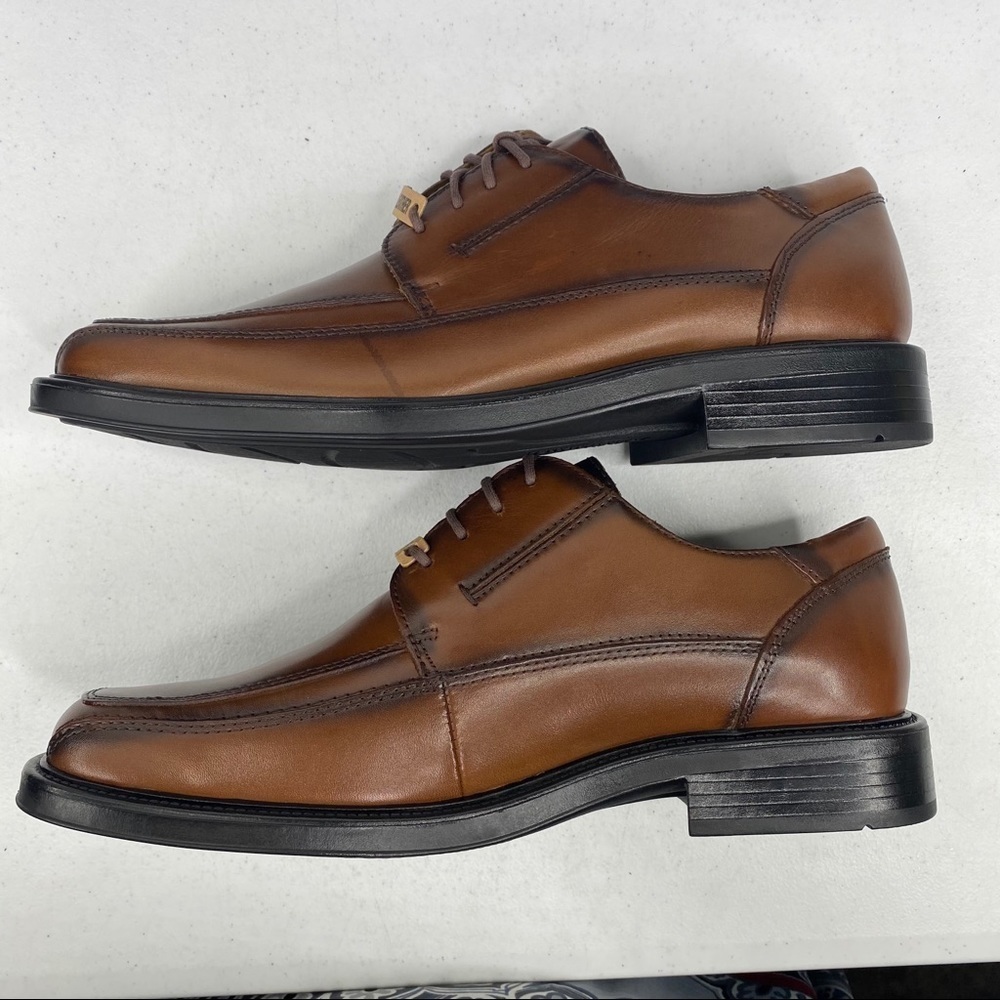 DOCKERS Perspective Tan Leather Lace Up Shoes - Picture 9 of 13